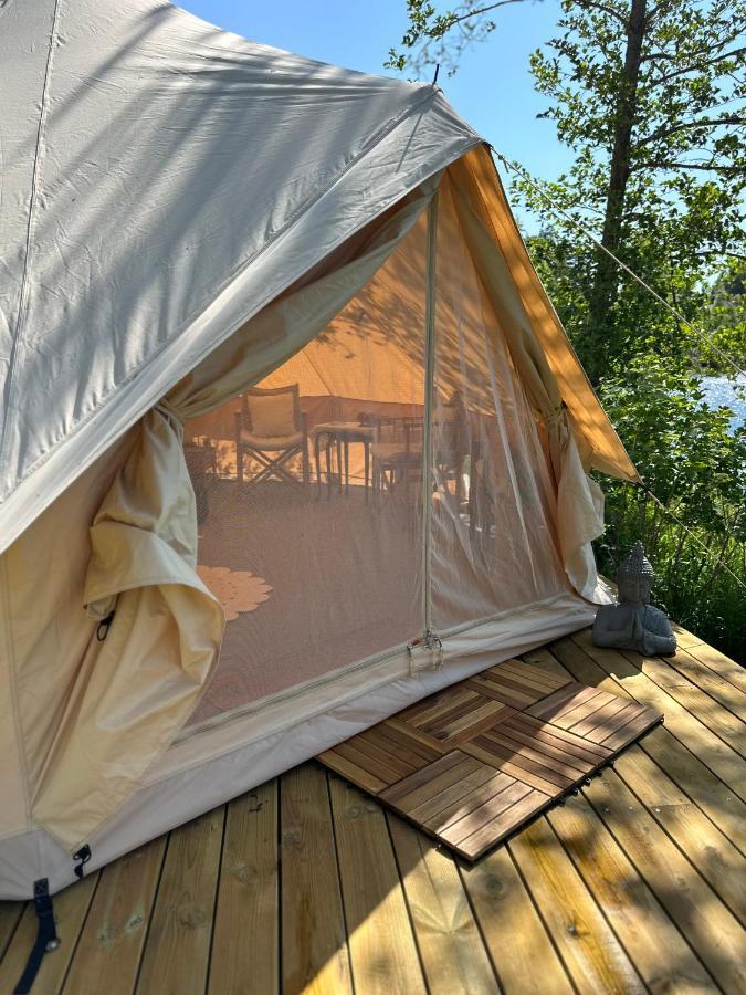 Glamping On Idyllic Lake, Paddle Boards & Rowboat Porsgrunn Exteriör bild